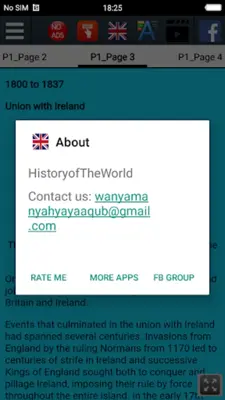 History of the United Kingdom android App screenshot 2