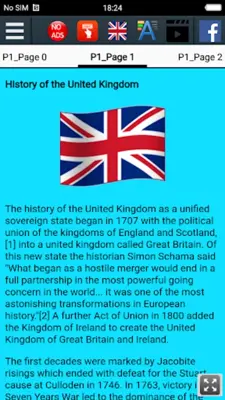 History of the United Kingdom android App screenshot 4